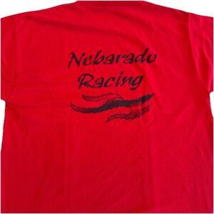 Vintage Jerzees Nevada Racing Red T Shirt Mens XL Graphic Tee